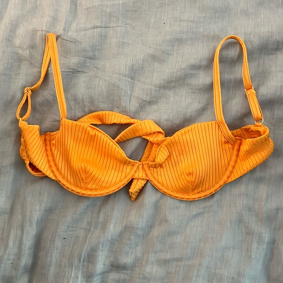Monday Swimwear Other - Monday Swimwear Capri Clementine Wide Rib Bikini Top